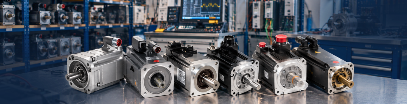 Replacement CNC servo motors for industrial CNC machines and automation systems