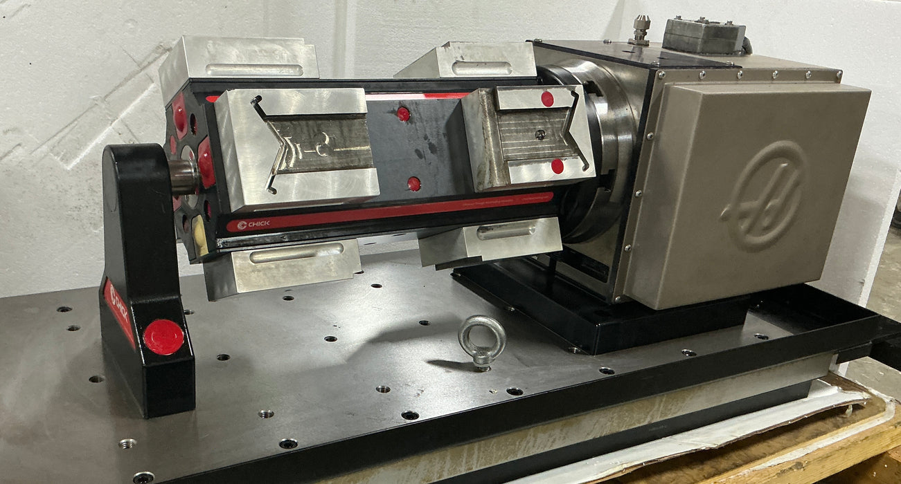 Haas - Rotary Table | HRT210SP HRT-210 with Chuck Multi-Lok Sigma-1 | Used | **INV#17032** | In Stock!