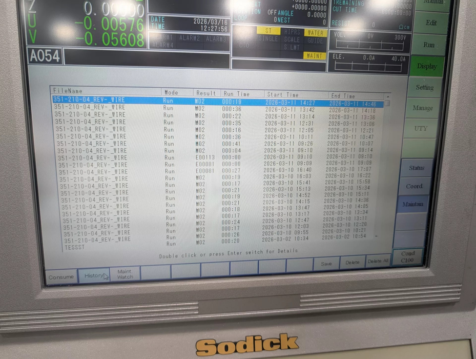 2019 SODICK VL 400Q WIRE TYPE ELECTRICAL DISCHARGE