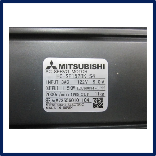Mitsubishi - Servo Motor | HC-SF152BK-S4 | New | In Stock!