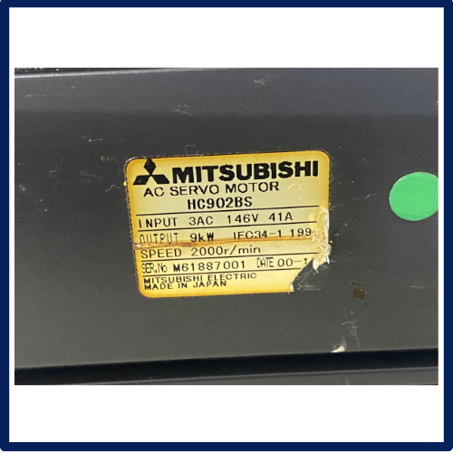 Mitsubishi - Motor | HC902BS | Refurbished | **INV:16488** | In Stock!