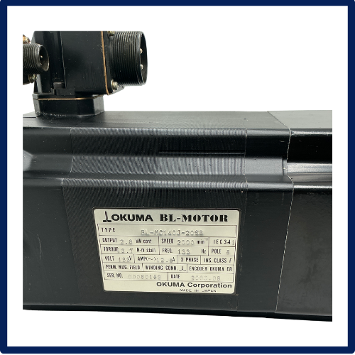 Okuma - Servo Motor | BL-MC140J-20SB with ER-J-7200D Encoder | **INV:15936** | Refurbished | In Stock!