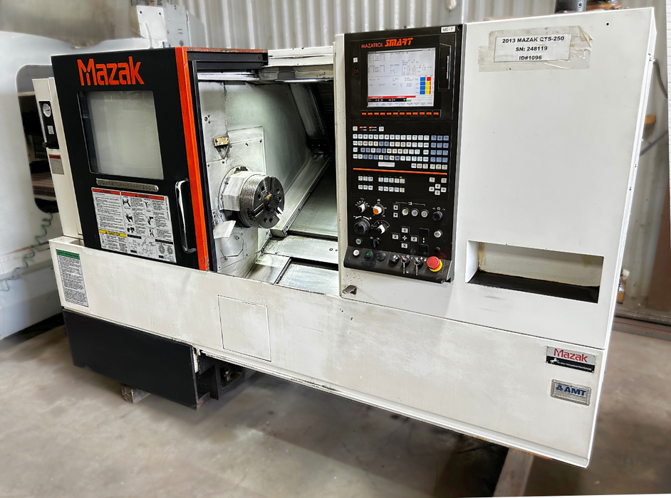 2013 - Mazak QTS-250 CNC Lathe with Video