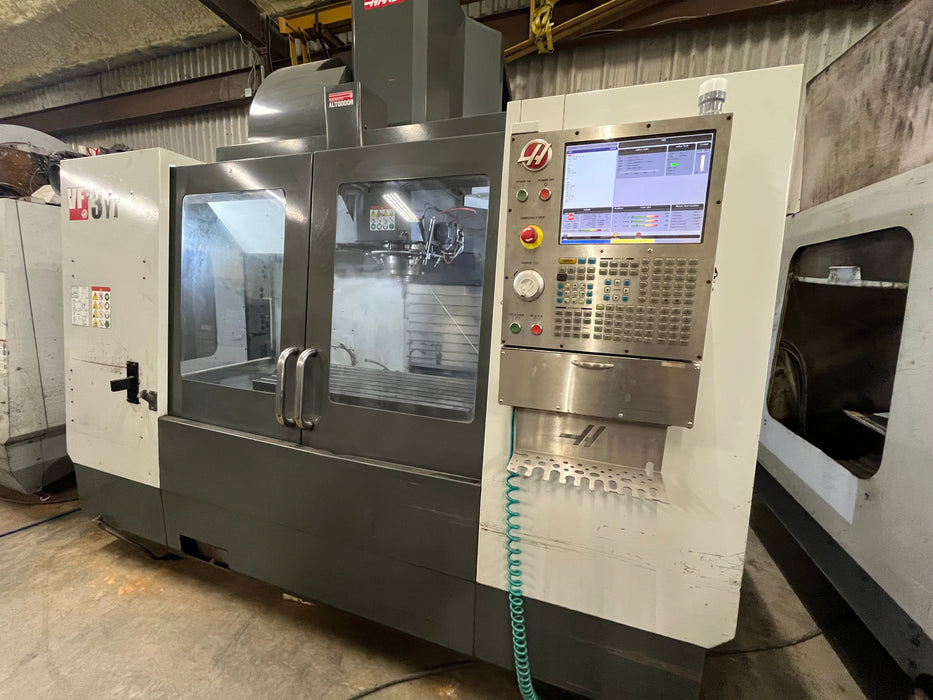2016 - Haas VF-3YT/50 Machining Center with 4th Axis Wiring