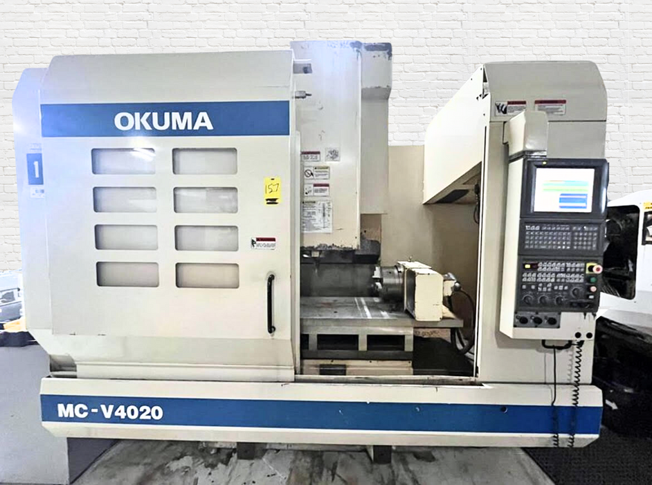 2003 - Okuma MC-V4020 CNC Mill with 4th Axis