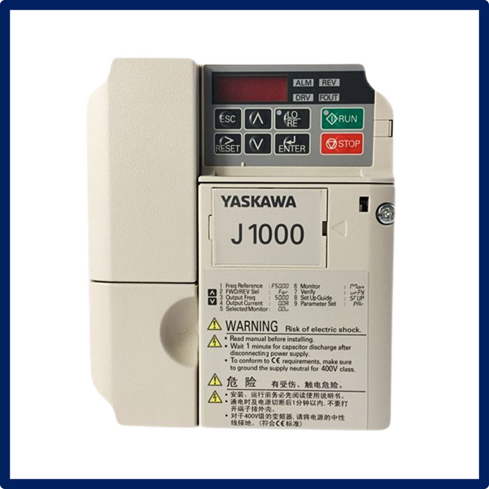 Yaskawa - Inverter | CIMR-JB4A0005BAA Replaces CIMR-JU4A0005BAA | New | In Stock!