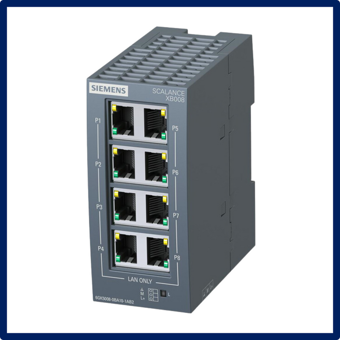 Siemens - Ethernet Switch | 6GK5008-0BA10-1AB2 | New | In Stock!