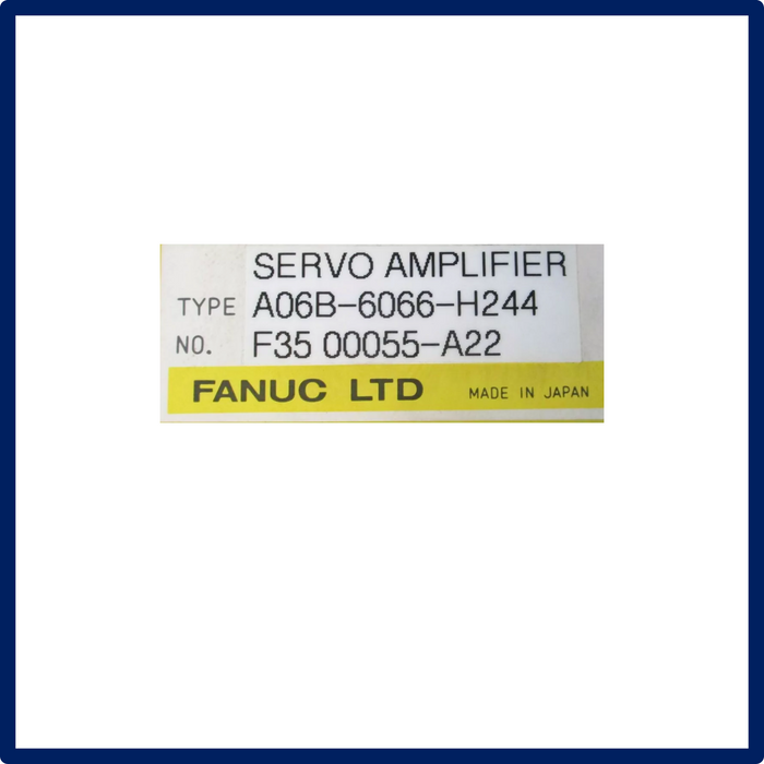 Fanuc - Servo Drive | A06B-6066-H224 | Refurbished | In Stock!