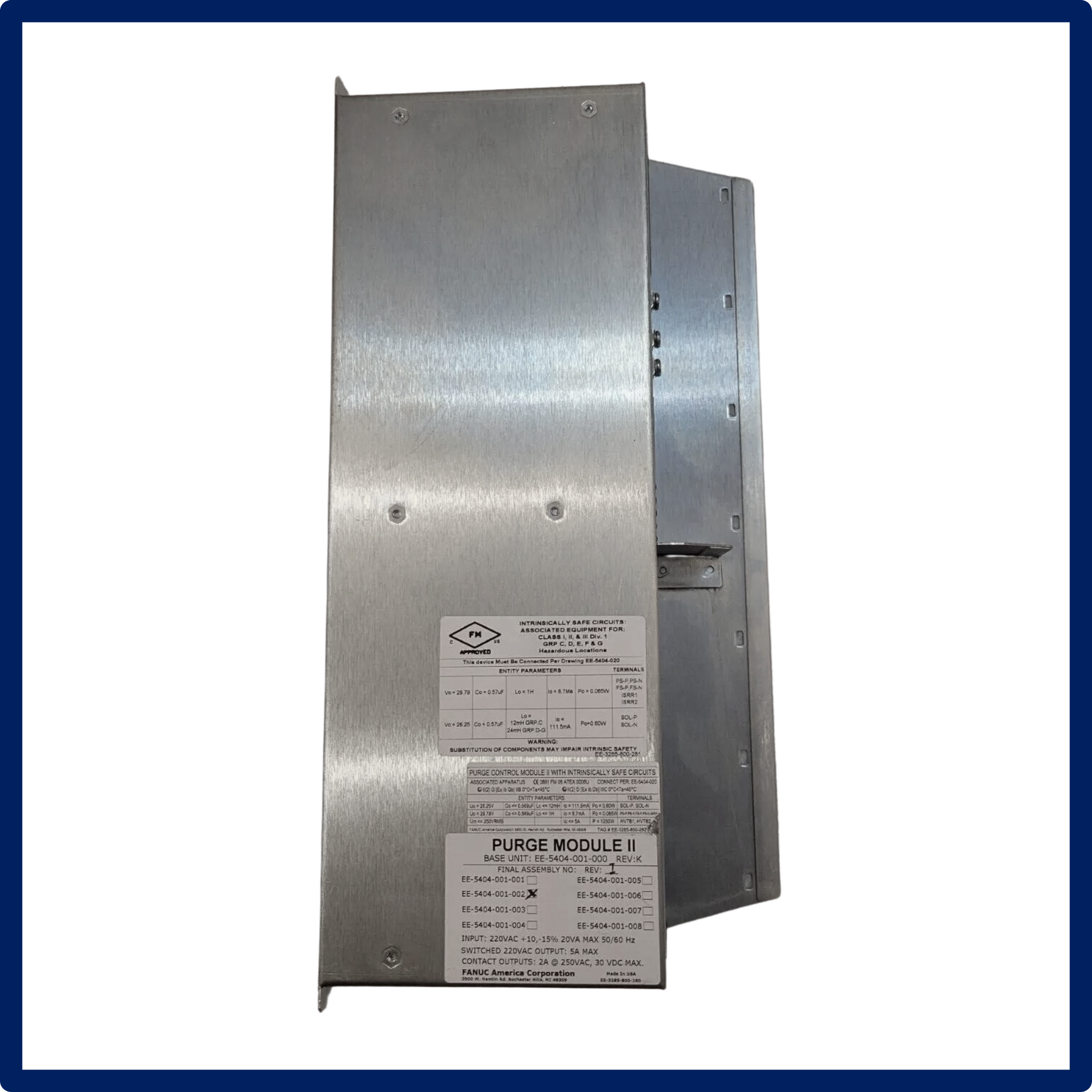 Fanuc - Purge Module II | EE-5404-001-002 | Refurbished | In Stock ...