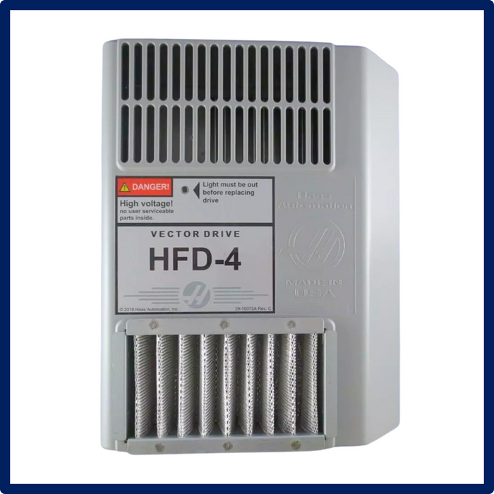 Haas - Vector Drive | HFD-4 | Refurbished | In Stock! — cnctoolsllc
