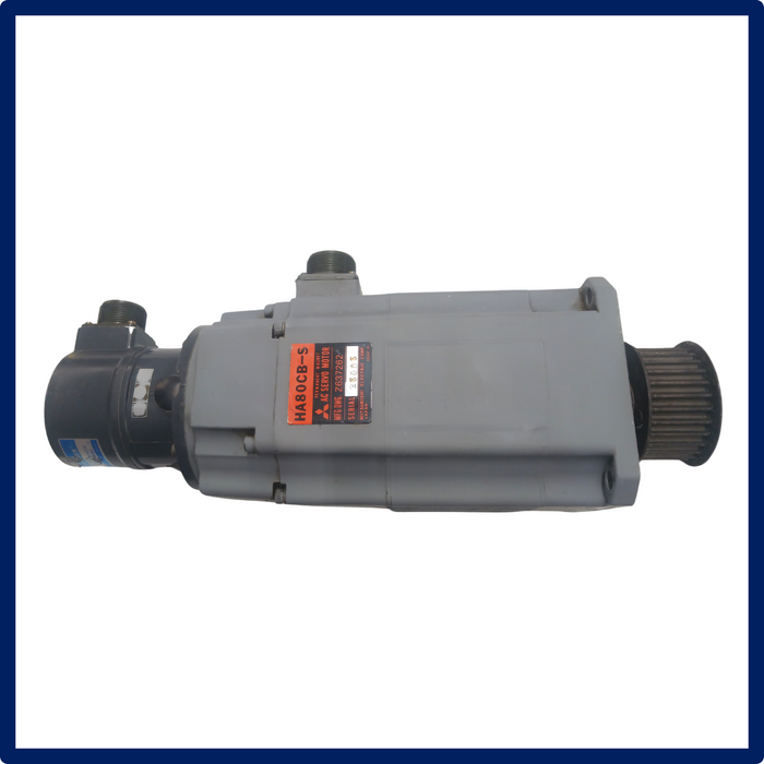 Mitsubishi - Servo Motor | HA80CB-S With Encoder | Used | In Stock!