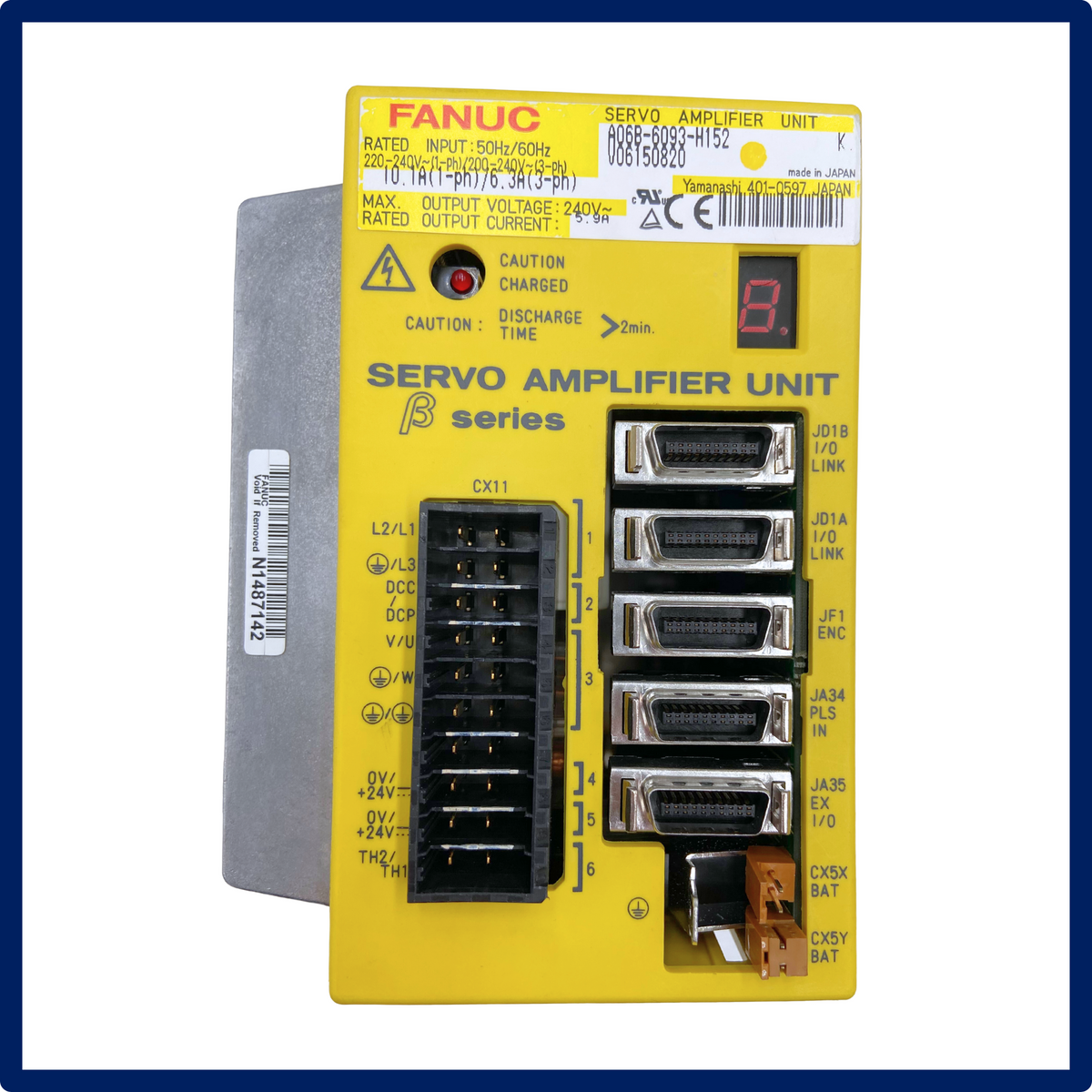 FANUC A06B-6057-H007 SERVO DRIVE 動作保証 FANUC A06B-6057-H007