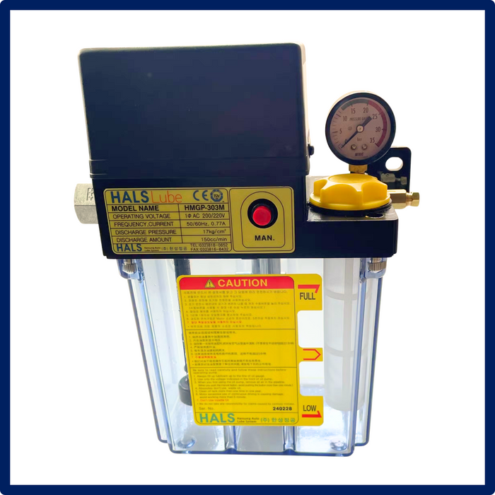 Hals Lube - Lube Pump | HMGP-303M | New | In Stock!