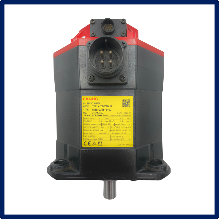 Fanuc - Servo Motor | A06B-0225-B100 | Refurbished | In Stock!