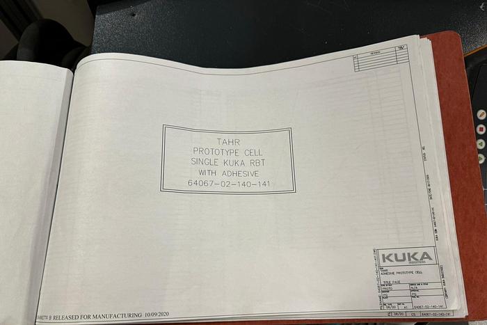 2020 Kuka Robotic Adhesive Work Cell﻿ ﻿KR60-3  6-AXIS | Used | In Stock!